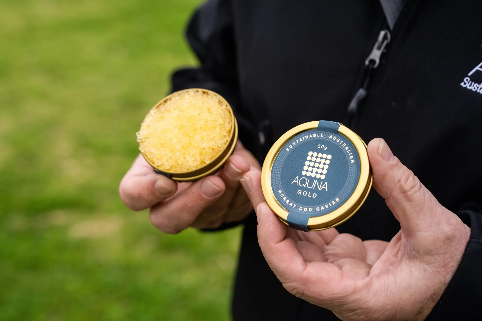 Aquna Murray Cod's Gold caviar at the Business NSW Riverina Murray Awards
